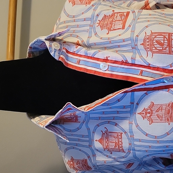 Gretchen Scott BIRD PALACE Print Cotton Blouse - Picture 2 of 6